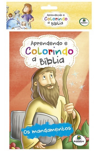 Kit Com 10 Livros - Aprendendo E Colorindo Com A Bíblia 