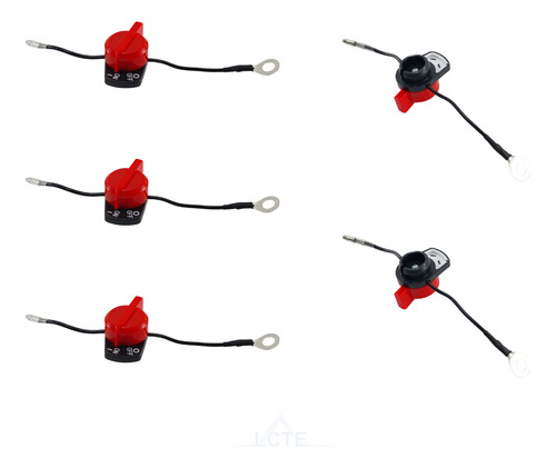 Kit 5un Chave Liga/desliga Motor 5.5/6.5/7/8/13/15hp-500