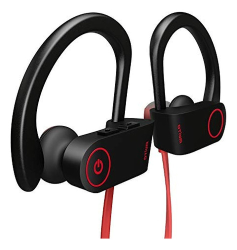 Audífonos Bluetooth 4.2 Otium Inalámbricos Resistente Agua Color Rojo