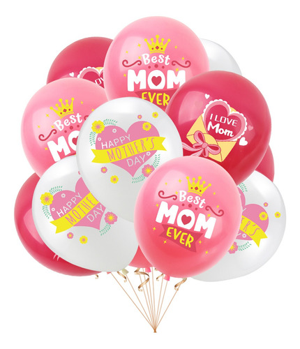 30  Globos De  Decoración Mother's Day Fiesta Temática