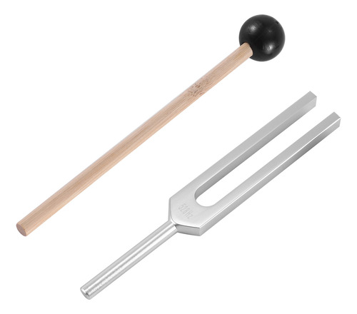 Afinador Tuning Fork De 528 Hz Con Mazo Para Curar El Chakra