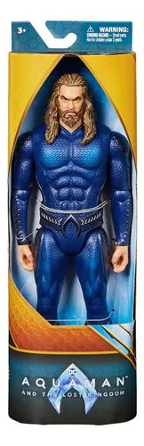 Figura De Accion Dc Aquaman 2 Traje Azul 30cm - Spin Master
