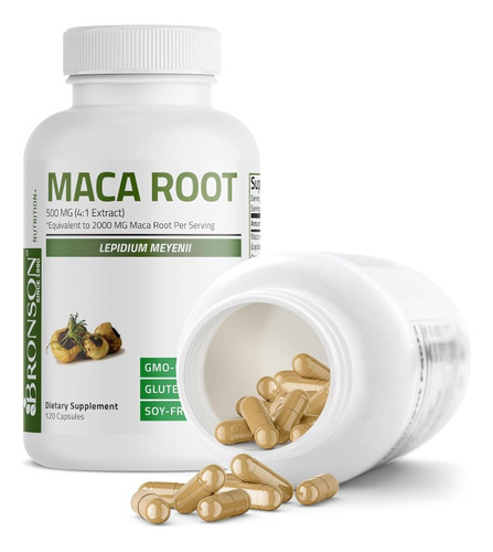 Maca 2000mg Energía + Equilibrio Hormonal (120) Americano