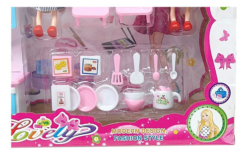 Mini Cocina Juguete Niñas Juego De Té Loza Muñecas Kit Set