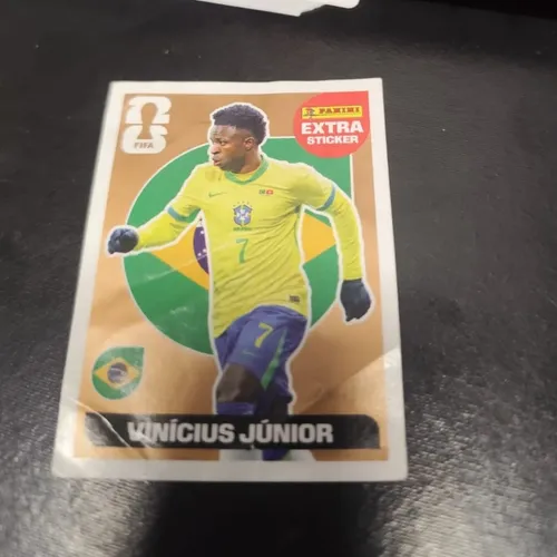 Figurinha Vinícius Junior Ouro , Gold Copa Panini 2026 Rara