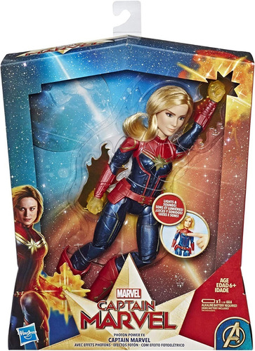 Marvel Figura Capitana Luces Y Sonido Captain