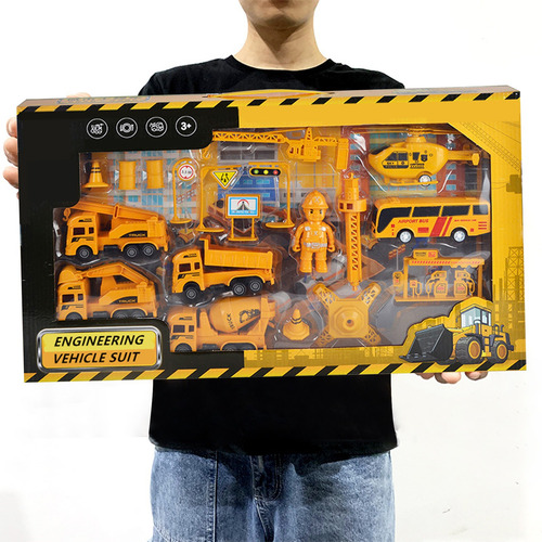 Set De Juego Para Vehículos De Construcción N Kids Excavator