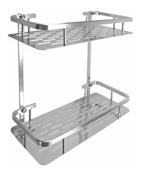 Mes tsunami Lobo con piel de cordero Set Rack Organizador Baño Rinconero Acero Inoxidable Oferta!