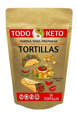 Harina Keto Para Hacer Tortillas Low Carb Sin Gluten