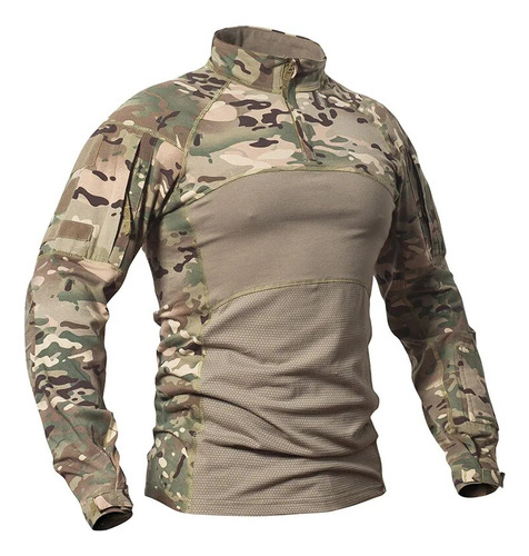 Camisa Táctica Militar Refire Gear Para Hombre, Camuflaje Mi
