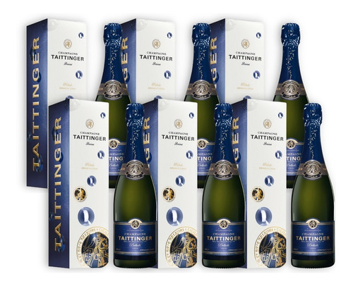 Taittinger Grands Crus Espumoso Brut Caja X6u 750ml Estuche