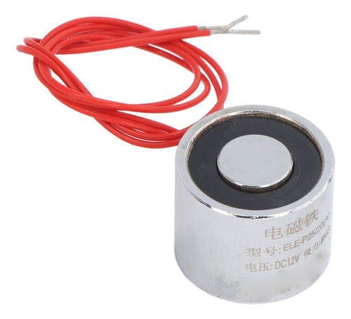 Miniventosa Redonda De Hierro Puro Con Solenoide Electromagn