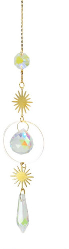 M 6 Bola Cristal Decorativa With Colgante Cadena Colo