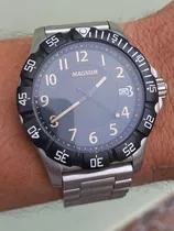 Relógio Masculino Magnum Prata MA35155T - A Suissa