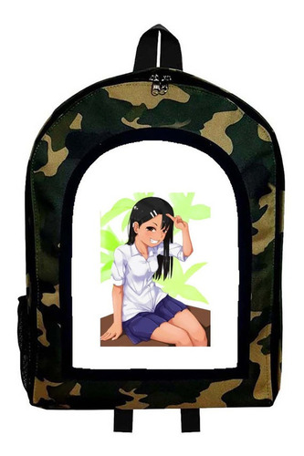 Mochila Camuflada Don't Toy With Me Miss Nagatoro Mod Aar94