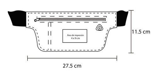 Imagen 4 de 9 de Cangurera Deportica Con Cierre.