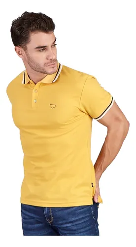 Playera amarilla hombre new arrivals