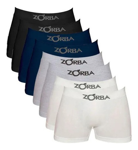 Kit De 10 Calzoncillos Bóxer Zorba Sin Costuras