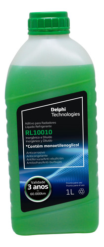 Aditivo Para Radiador Verde Delphi Rl10010