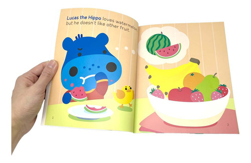 Livro - Lucas The Hippo And Banana Cake Multicolorido