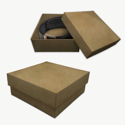 Cajas Para Cinturones Tiradores Accesorios Kraft Pack X 100