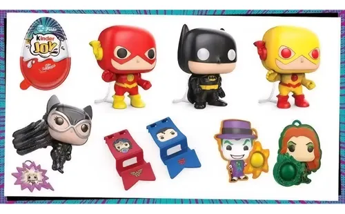 Brinquedo Flash Vt272 Kinder Joy Funko Dc Comics 2025