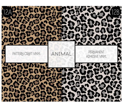 Estampado De Leopardo De Vinilo Con Estampado De Animales Ad