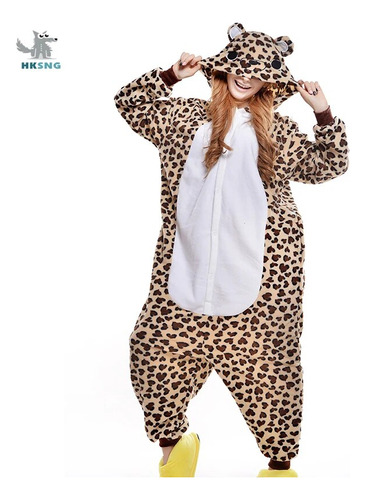 Disfraz De Oso Leopardo Con Forma De Animal, Pijama, Fiesta
