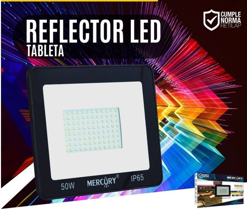 Reflector Led 50w Tipo Tableta Exterior