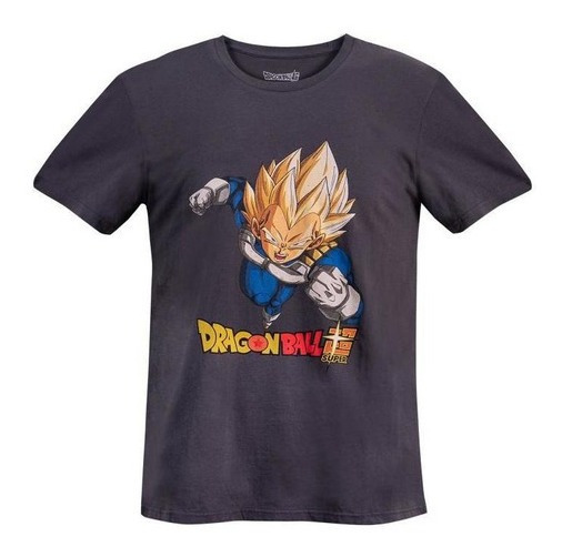 Polera Vegeta Dragon Ball 100% Algodon 17 Polera Vegeta Dragon Ball 100% Algodon 17