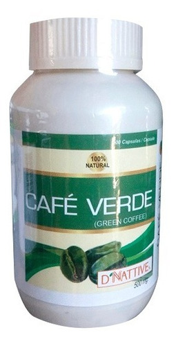 Café Verde (green Coffee) - Frasco X 100 Cápsulas X 500 Mg