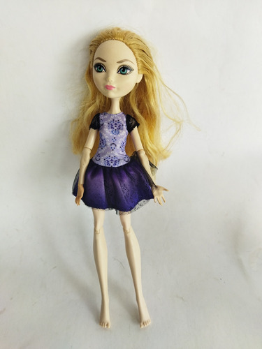 Ever After High Blondie Lockes Vestido Morado Rubia 