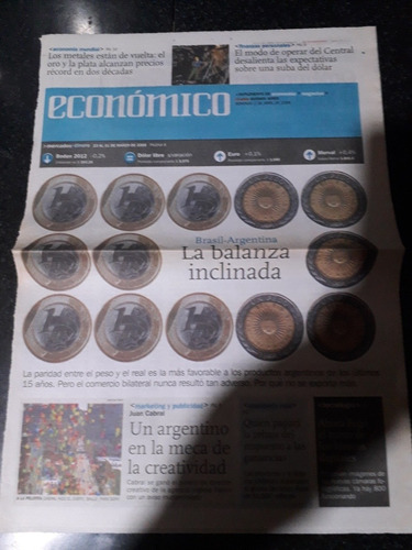 Tapa Diario Clarín Económico 02 4 2006 Brasil Argentina Econ