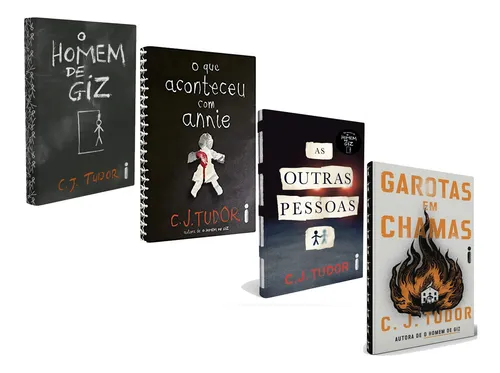 Cole o 4 Livros C. J. Tudor Capa Dura Homem De Giz 3 Frete