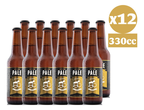 Pack 12x Cerveza Artesanal +56 Pale Ale 330cc Botella