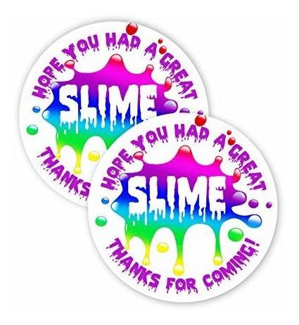 Slime Rainbow Party Favor Pegaters - 40 Pegatinas De T9cql