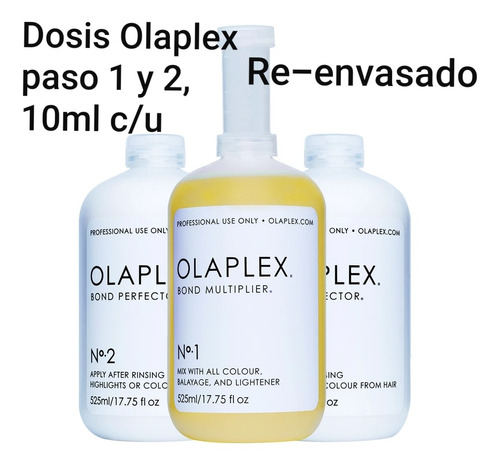 Olaplex 1 Y 2 Original Frascos De 10 Ml C U Reenvasado Mercado Libre