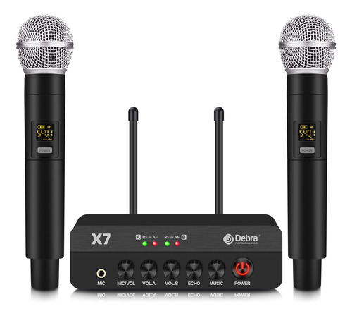 D Debra Audio Pro X7 Sistema De Micrófono Inalámbrico Uhf Co