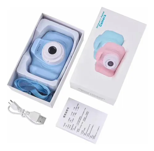 Cámara De Fotos Y Videos Infantil Instantanea + Micro Sd 8gb