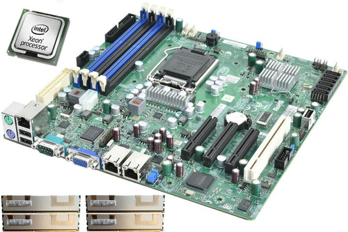 Tarjeta Madre + 16gb + Xeon Quad Core Supermicro X8sil Combo