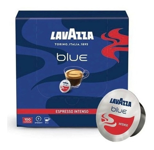 Capsulas De Cafe Lavazza Blue Espresso Intenso 8gr. X100