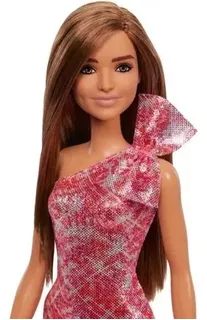 Muñeca Barbie Original Mattel Glitz Vestido Brillos Fashion