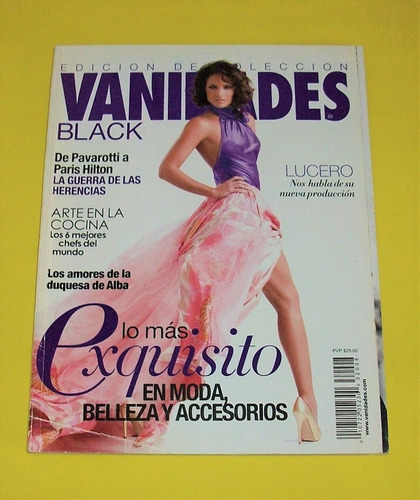 Lucero Revista Vanidades Black 2008 Kate Moss