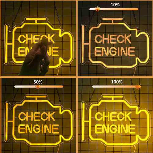 Lámpara Led Decorativa Check Engine 110-220 V