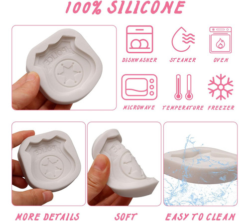Moldes De Silicona Para Fondant Y Cupcakes