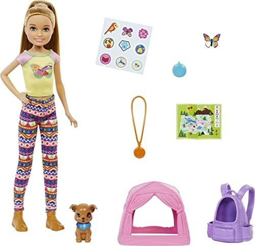 Set De Juego Camping Barbie It Takes Two Con Muñeca