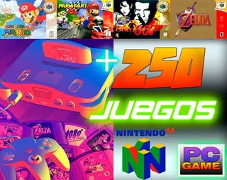 Nintendo 64 Coleccion De +250 Juegos Para Pc + Guia De N64