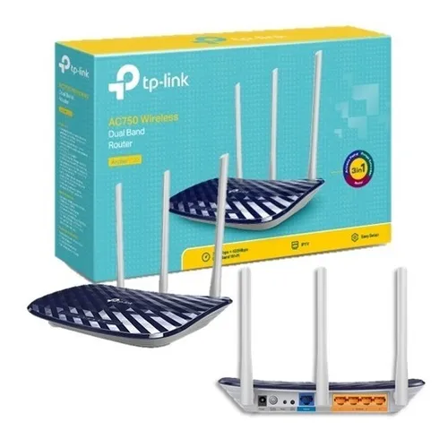 comprar Router Tp-link Wifi Archer C20 Dual Band Ac750 Fibra Óptica 