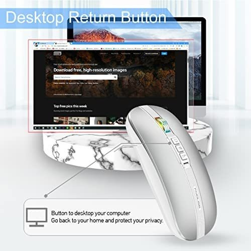 Mouse Fmouse Inalambrico/plateado