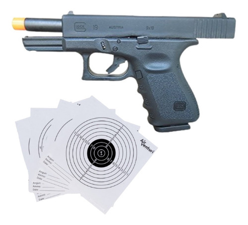 Airsoft Glock 19 Gen 3 6mm Bbs Pistola Co2 Xchws C